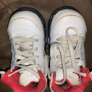 Toddler Fire Red Jordan 5’s